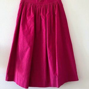 Correges Vintage Corduroy Skirt